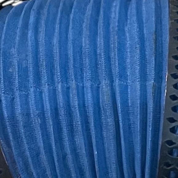 Vintage Metal & Cloth Hanging Lantern Collapsible Tea light, Blue - Picture 5 of 8